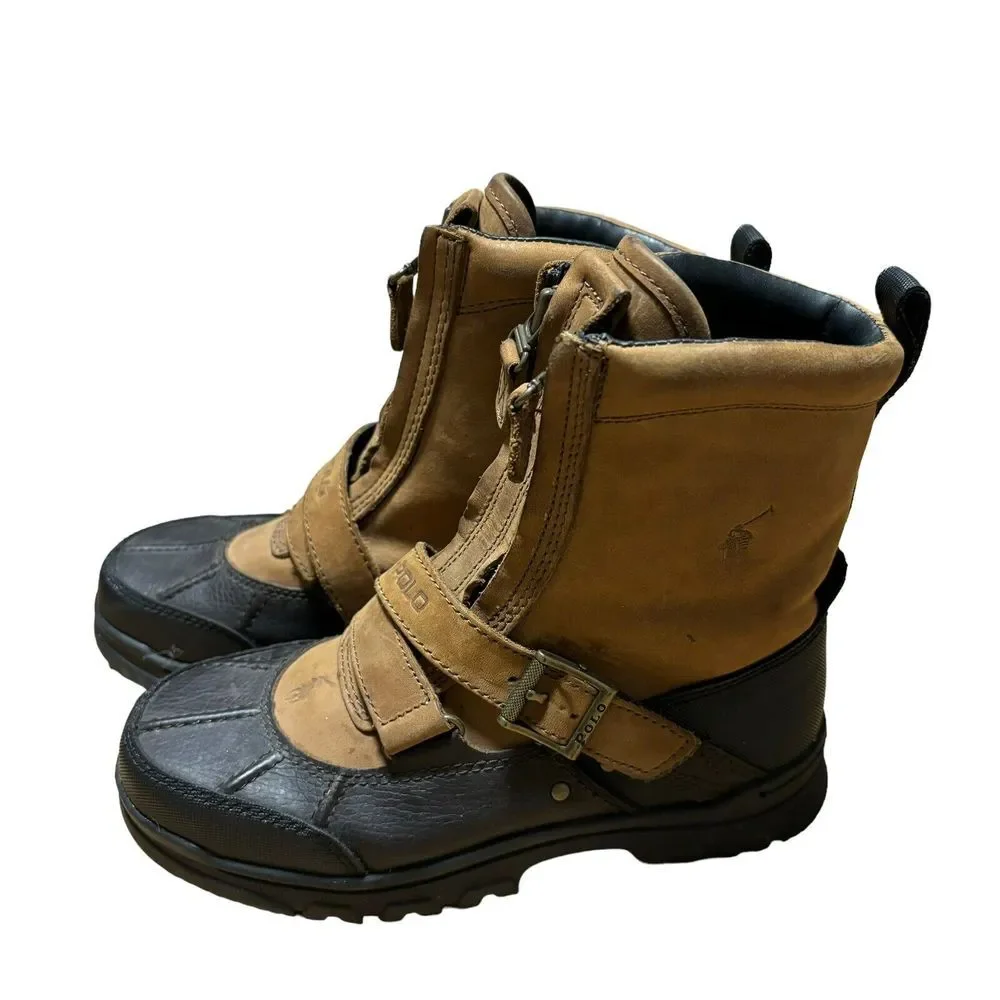Polo Ralph Lauren Boots Youth Size 3 Style 50622‎ Tavin Zip